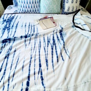Shibori Muslin Dohar ( Summer Blanket/ AC Blanket)- Double Size