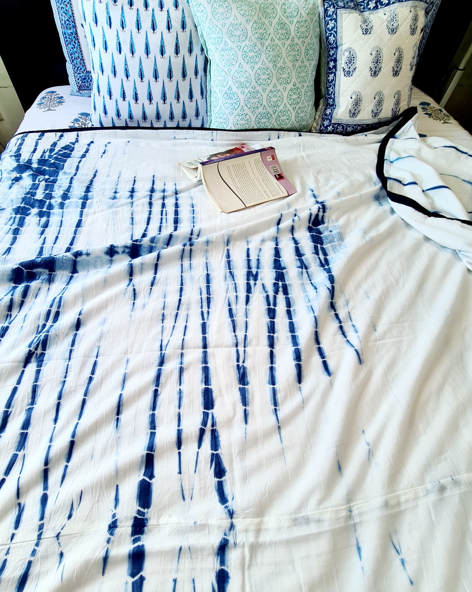 Shibori Muslin Dohar ( Summer Blanket/ AC Blanket)- Double Size