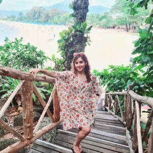 Summer Floral Cotton Kaftan